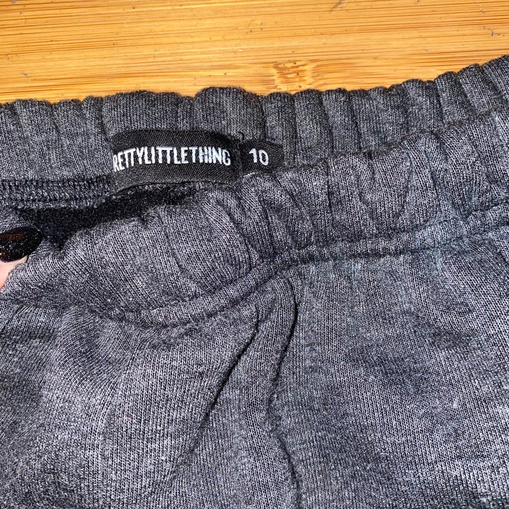 PLT charcoal gray joggers